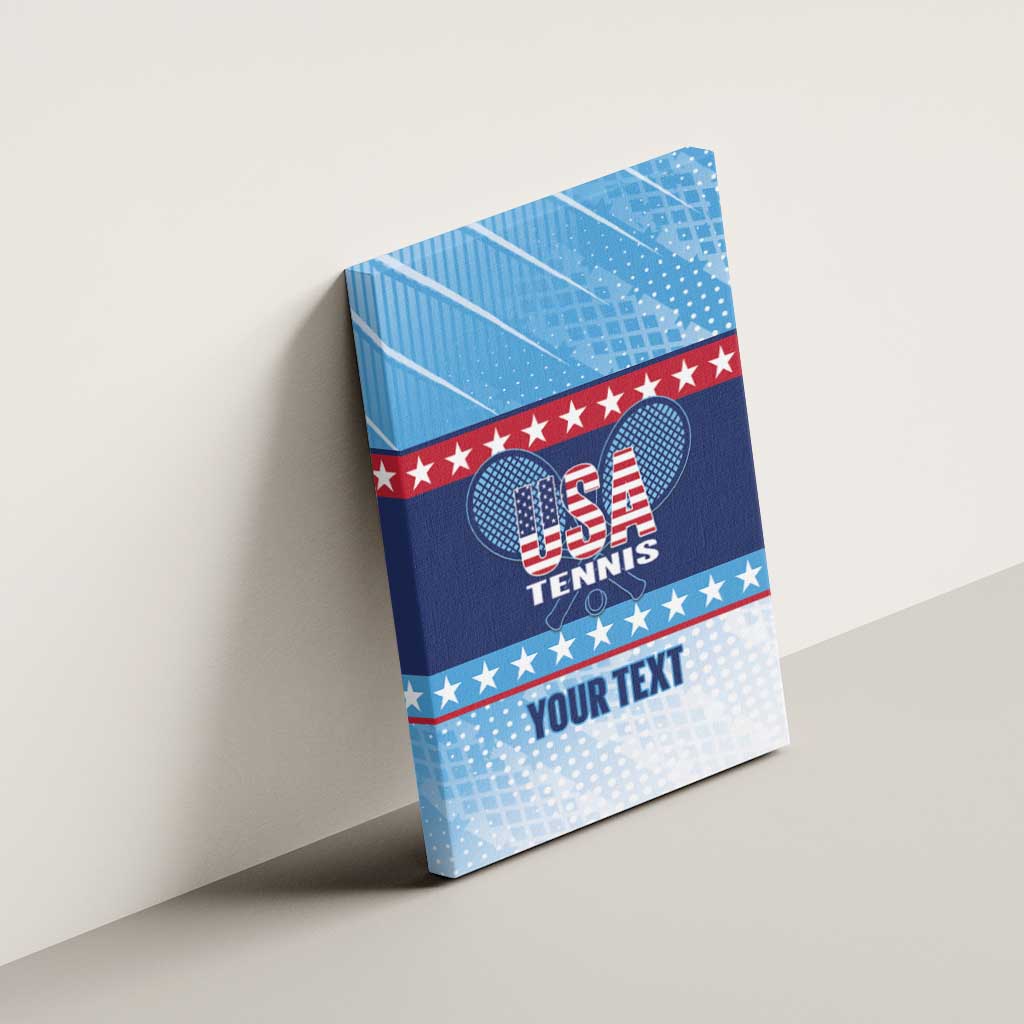 Custom United States Tennis Canvas Wall Art 2025 Go USA - Wonder Print Shop