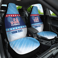 Custom United States Tennis Car Seat Cover 2025 Go USA - Wonder Print Shop