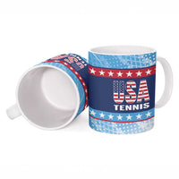 Custom United States Tennis Ceramic Mug 2025 Go USA - Wonder Print Shop