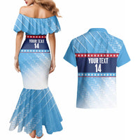 Custom United States Tennis Couples Matching Mermaid Dress and Hawaiian Shirt 2025 Go USA - Wonder Print Shop