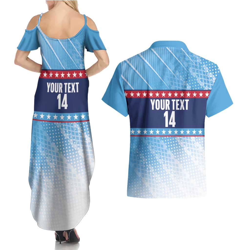 Custom United States Tennis Couples Matching Summer Maxi Dress and Hawaiian Shirt 2025 Go USA - Wonder Print Shop