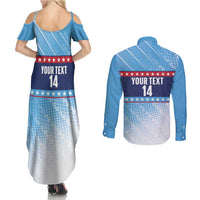 Custom United States Tennis Couples Matching Summer Maxi Dress and Long Sleeve Button Shirt 2025 Go USA - Wonder Print Shop