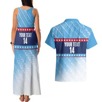 Custom United States Tennis Couples Matching Tank Maxi Dress and Hawaiian Shirt 2025 Go USA - Wonder Print Shop