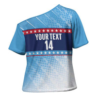 Custom United States Tennis Cross Shoulder Shirt 2025 Go USA - Wonder Print Shop