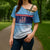 Custom United States Tennis Cross Shoulder Shirt 2025 Go USA - Wonder Print Shop