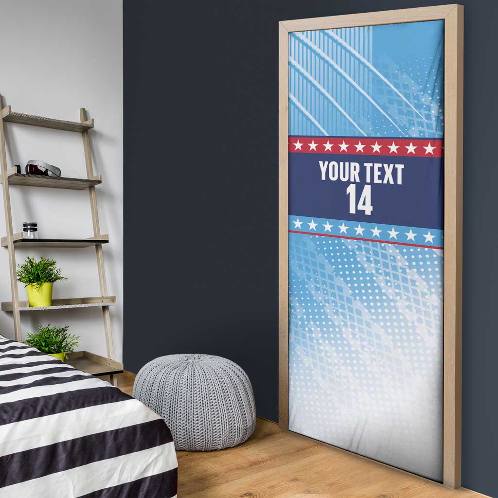 Custom United States Tennis Door Cover 2025 Go USA - Wonder Print Shop