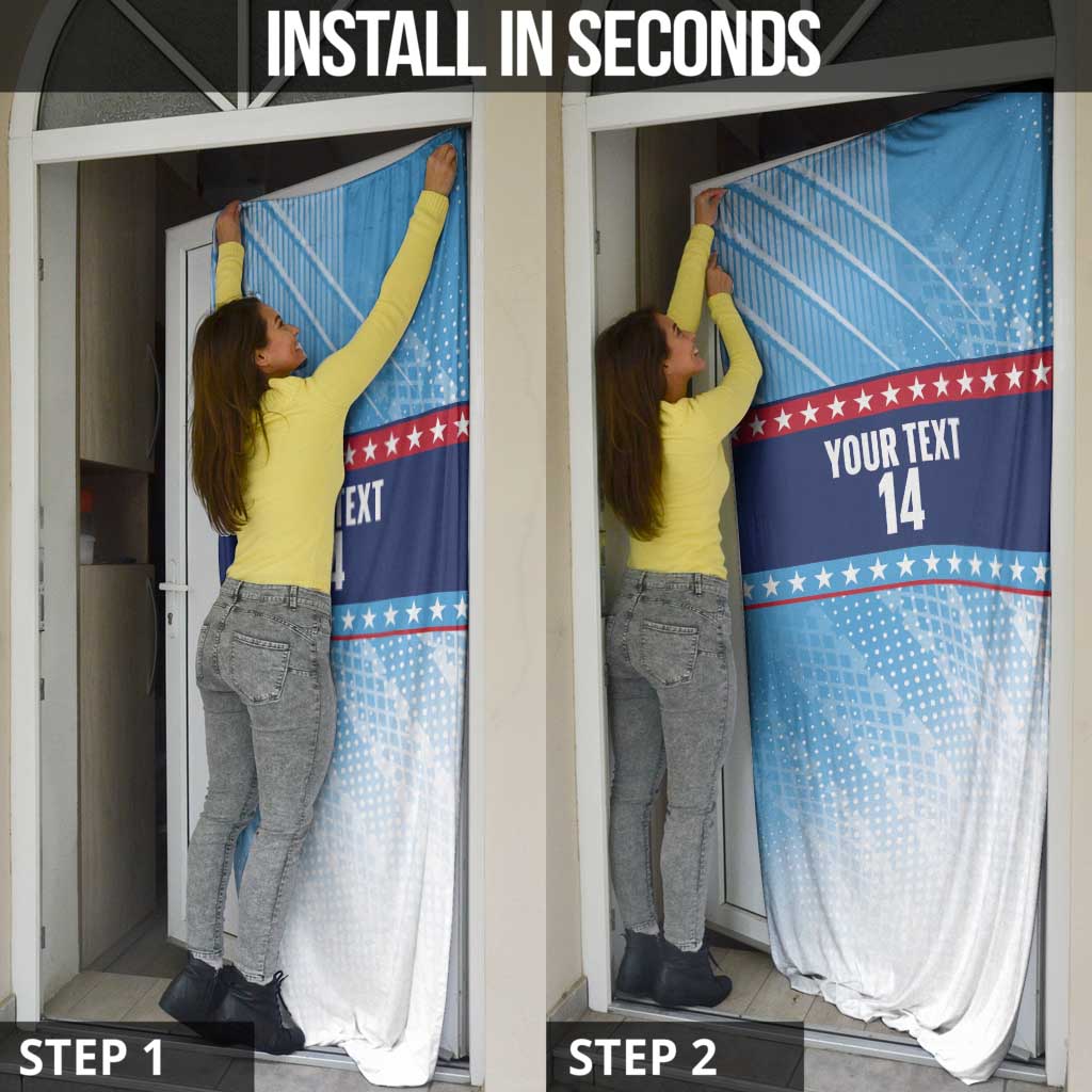 Custom United States Tennis Door Cover 2025 Go USA - Wonder Print Shop