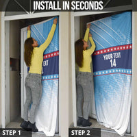 Custom United States Tennis Door Cover 2025 Go USA - Wonder Print Shop