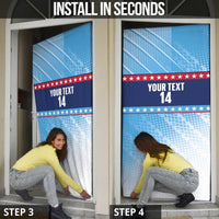 Custom United States Tennis Door Cover 2025 Go USA - Wonder Print Shop