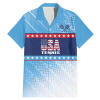 Custom United States Tennis Family Matching Mermaid Dress and Hawaiian Shirt 2025 Go USA - Wonder Print Shop