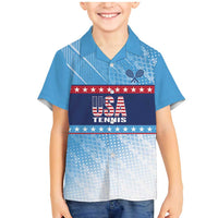 Custom United States Tennis Family Matching Mermaid Dress and Hawaiian Shirt 2025 Go USA - Wonder Print Shop