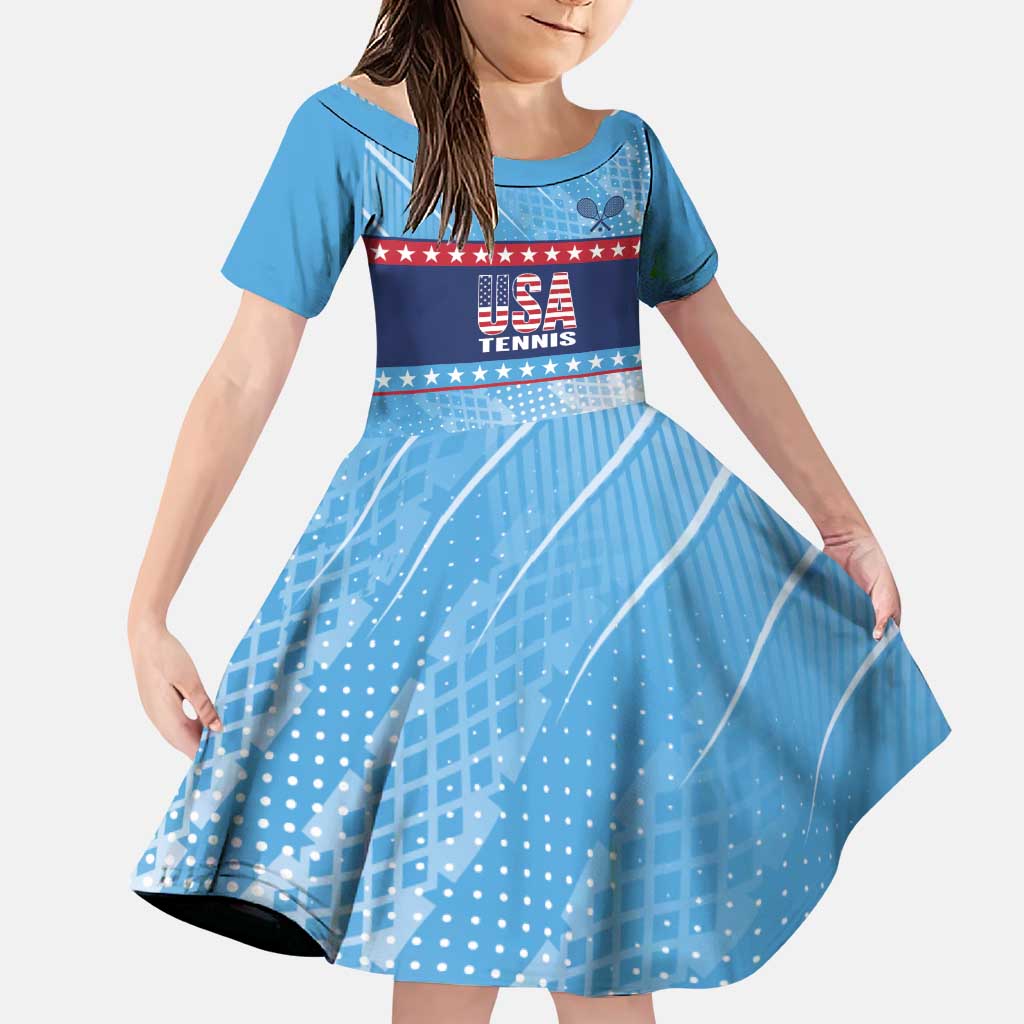 Custom United States Tennis Family Matching Puletasi and Hawaiian Shirt 2025 Go USA - Wonder Print Shop