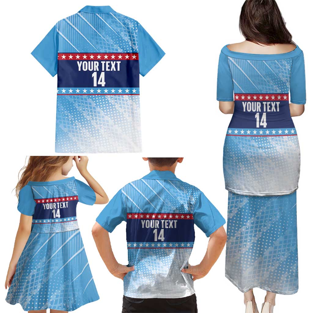 Custom United States Tennis Family Matching Puletasi and Hawaiian Shirt 2025 Go USA - Wonder Print Shop