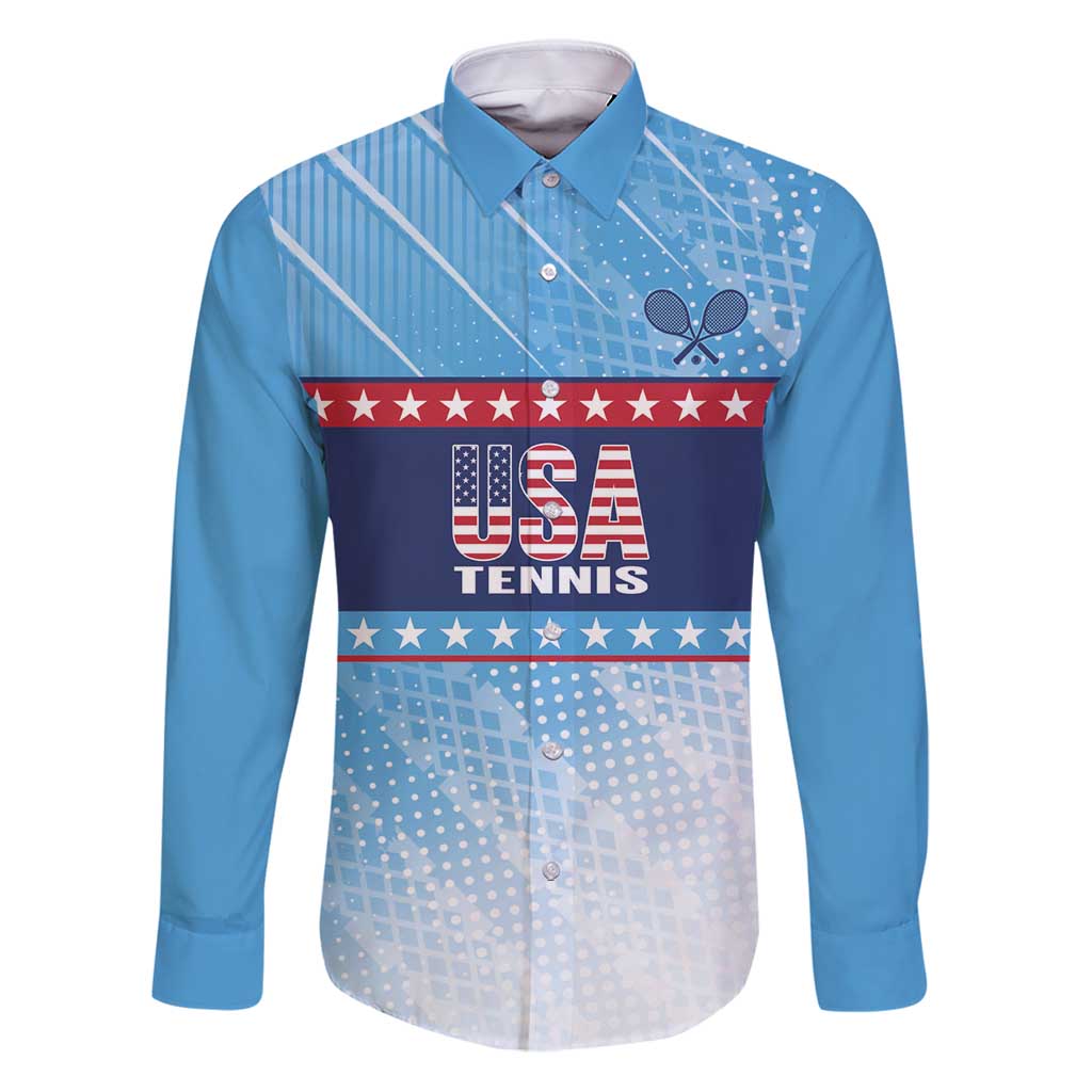 Custom United States Tennis Family Matching Puletasi and Hawaiian Shirt 2025 Go USA - Wonder Print Shop