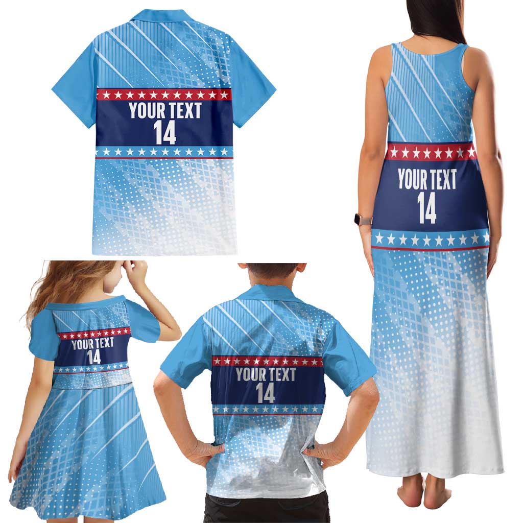 Custom United States Tennis Family Matching Tank Maxi Dress and Hawaiian Shirt 2025 Go USA - Wonder Print Shop