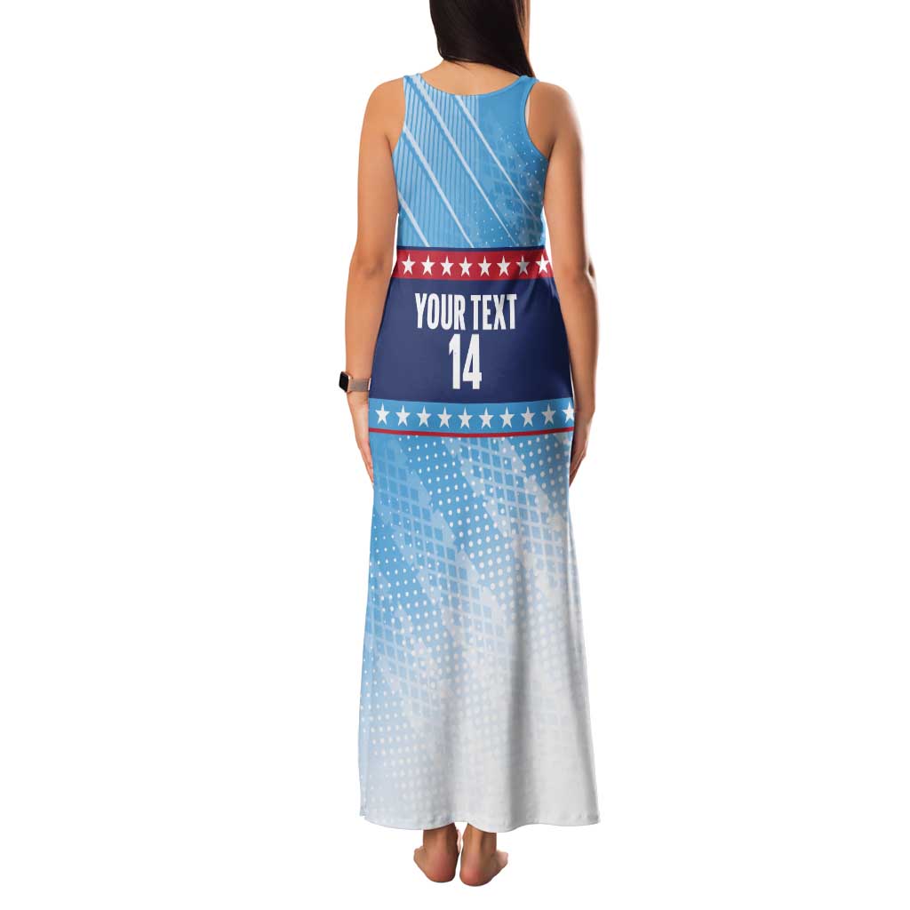 Custom United States Tennis Family Matching Tank Maxi Dress and Hawaiian Shirt 2025 Go USA - Wonder Print Shop