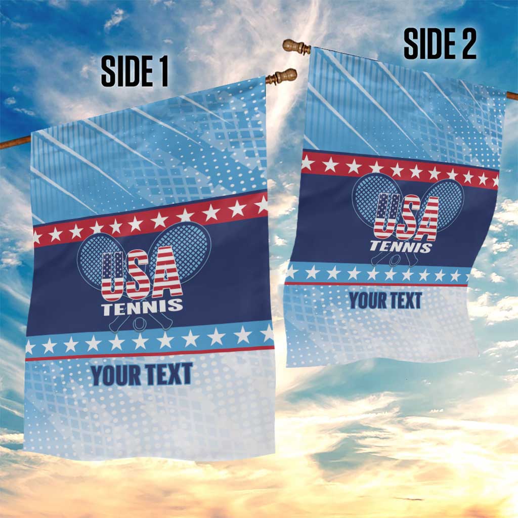 Custom United States Tennis Garden Flag 2025 Go USA - Wonder Print Shop