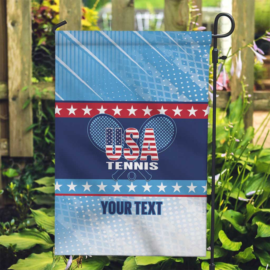 Custom United States Tennis Garden Flag 2025 Go USA - Wonder Print Shop