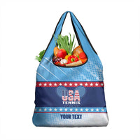 Custom United States Tennis Grocery Bag 2025 Go USA - Wonder Print Shop