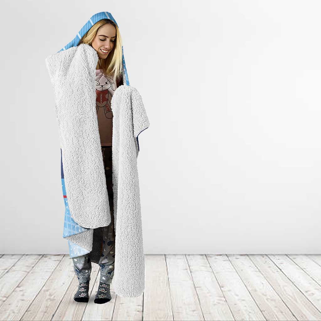 Custom United States Tennis Hooded Blanket 2025 Go USA - Wonder Print Shop