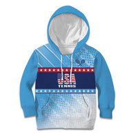 Custom United States Tennis Kid Hoodie 2025 Go USA - Wonder Print Shop