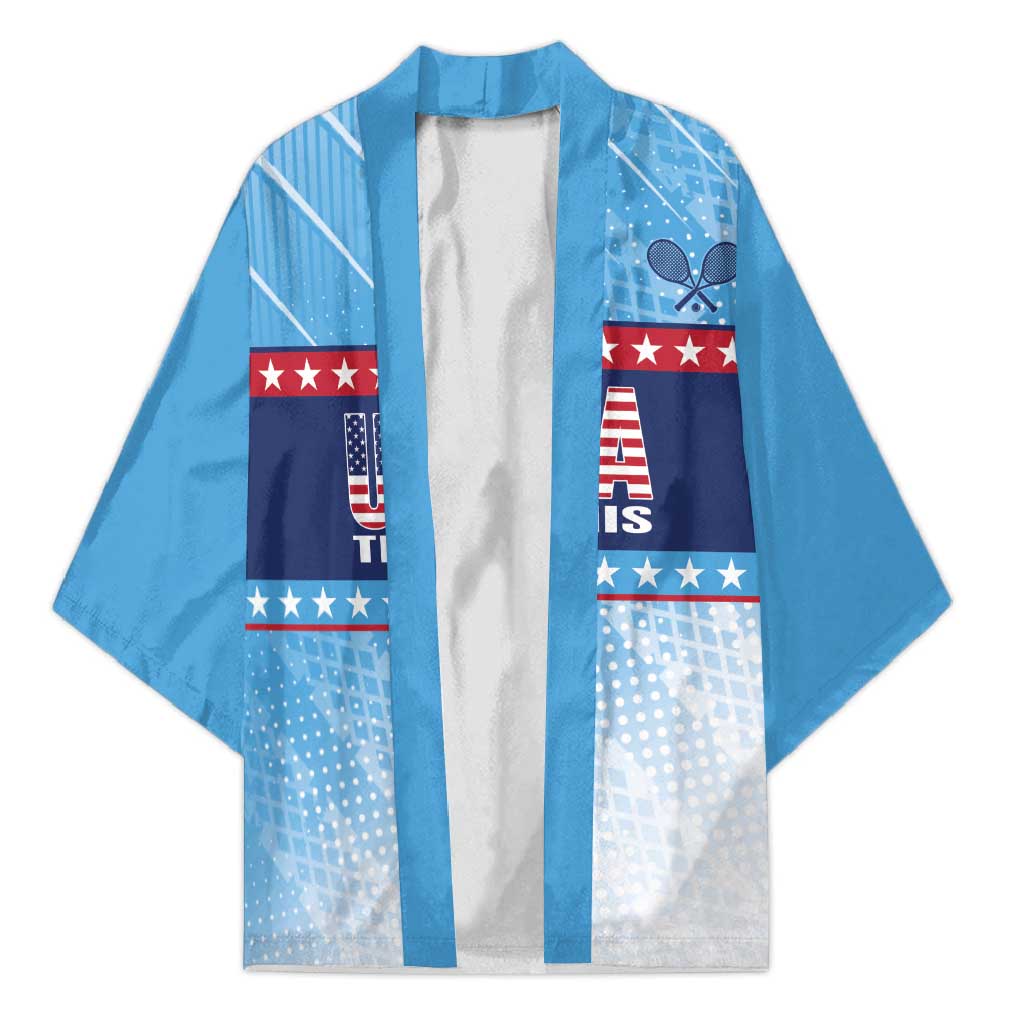 Custom United States Tennis Kimono 2025 Go USA - Wonder Print Shop