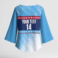 Custom United States Tennis Kimono Sleeve Blouse 2025 Go USA - Wonder Print Shop
