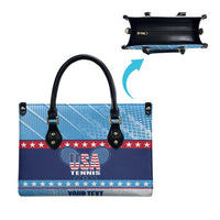 Custom United States Tennis Leather Bag 2025 Go USA - Wonder Print Shop
