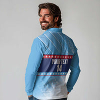 Custom United States Tennis Long Sleeve Polo Shirt 2025 Go USA - Wonder Print Shop