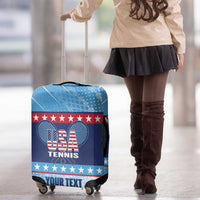 Custom United States Tennis Luggage Cover 2025 Go USA - Wonder Print Shop