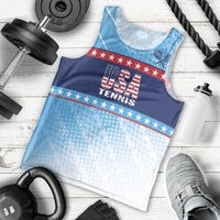Custom United States Tennis Men Tank Top 2025 Go USA - Wonder Print Shop