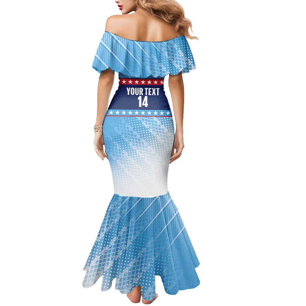 Custom United States Tennis Mermaid Dress 2025 Go USA - Wonder Print Shop