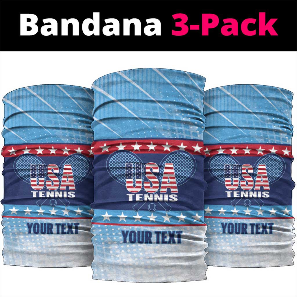 Custom United States Tennis Neck Gaiter 2025 Go USA - Wonder Print Shop