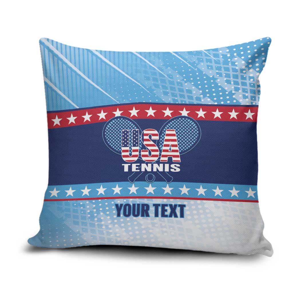Custom United States Tennis Pillow Cover 2025 Go USA - Wonder Print Shop