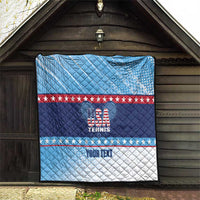 Custom United States Tennis Quilt 2025 Go USA - Wonder Print Shop