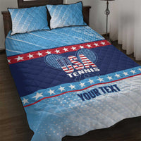 Custom United States Tennis Quilt Bed Set 2025 Go USA - Wonder Print Shop