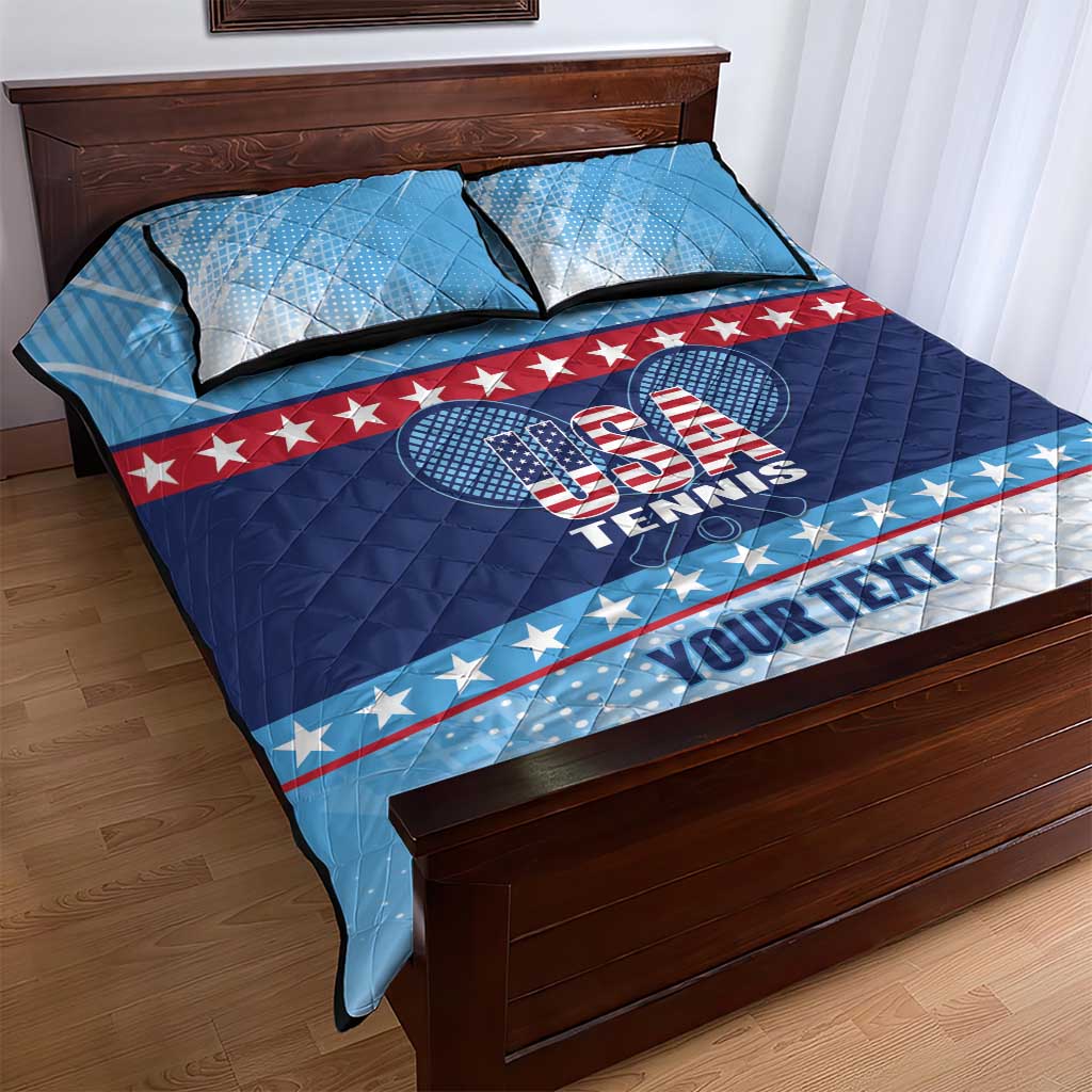 Custom United States Tennis Quilt Bed Set 2025 Go USA - Wonder Print Shop
