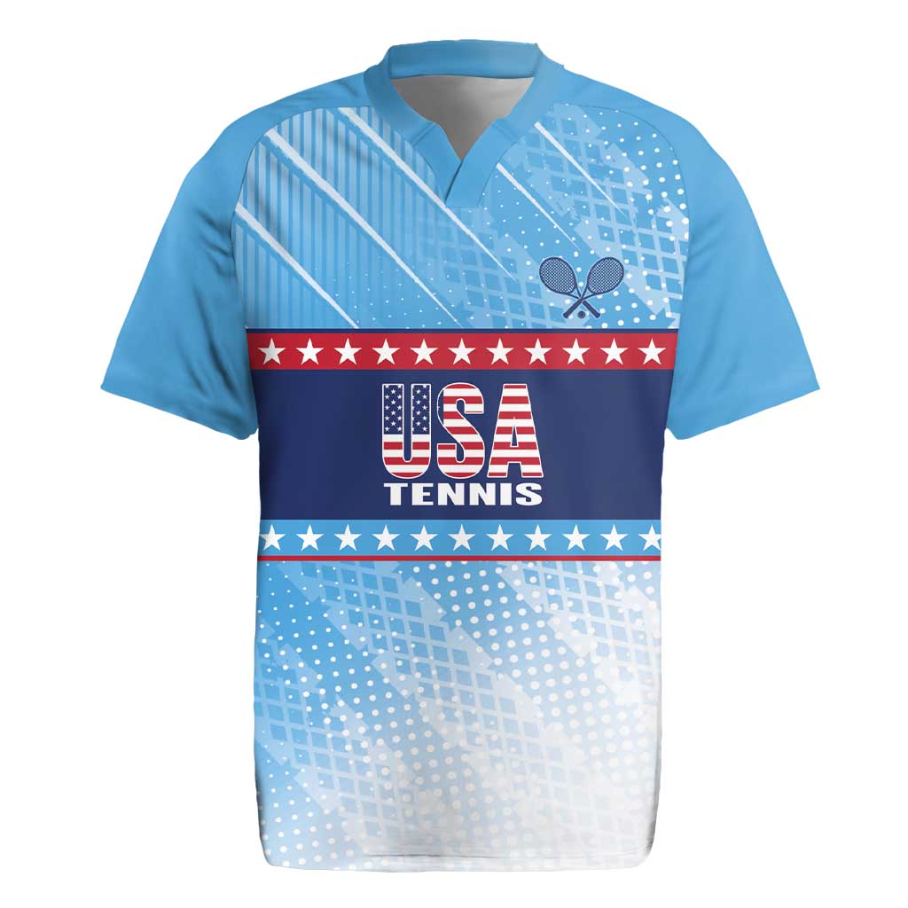 Custom United States Tennis Rugby Jersey 2025 Go USA - Wonder Print Shop