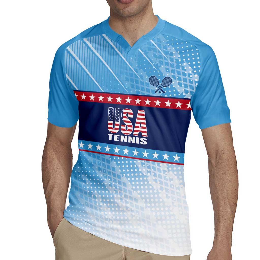 Custom United States Tennis Rugby Jersey 2025 Go USA - Wonder Print Shop