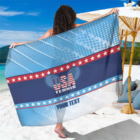 Custom United States Tennis Sarong 2025 Go USA - Wonder Print Shop
