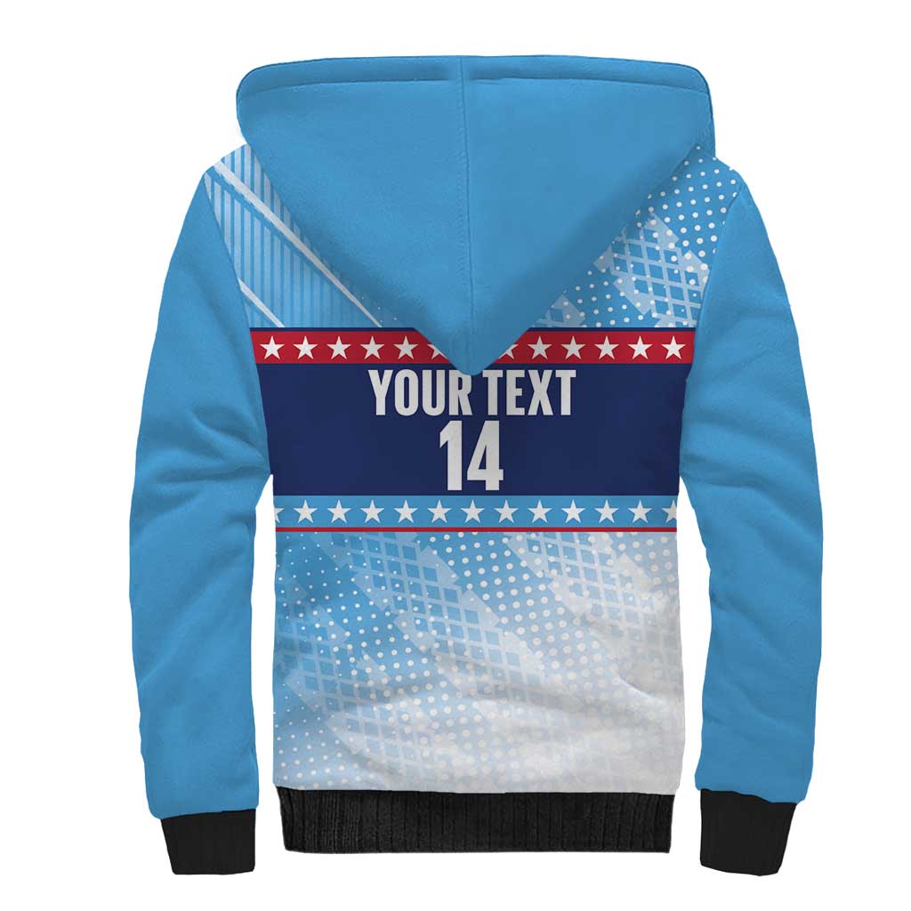 Custom United States Tennis Sherpa Hoodie 2025 Go USA - Wonder Print Shop