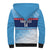 Custom United States Tennis Sherpa Hoodie 2025 Go USA - Wonder Print Shop