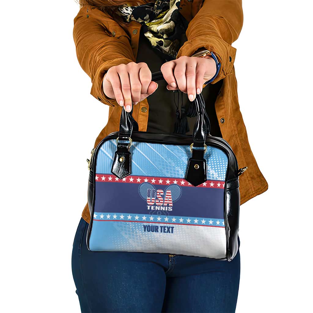 Custom United States Tennis Shoulder Handbag 2025 Go USA - Wonder Print Shop