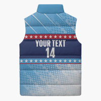 Custom United States Tennis Sleeveless Puffer Jacket 2025 Go USA - Wonder Print Shop