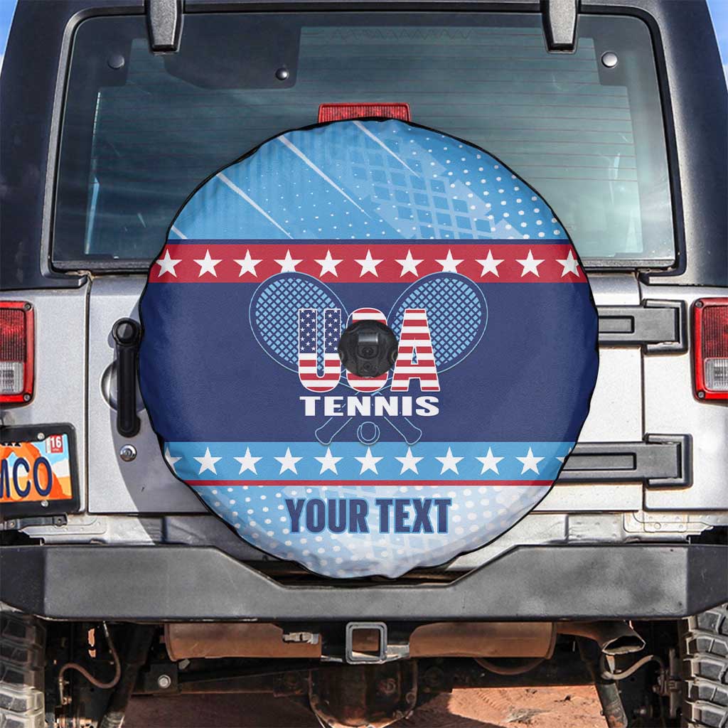 Custom United States Tennis Spare Tire Cover 2025 Go USA - Wonder Print Shop