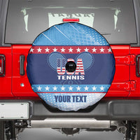 Custom United States Tennis Spare Tire Cover 2025 Go USA - Wonder Print Shop