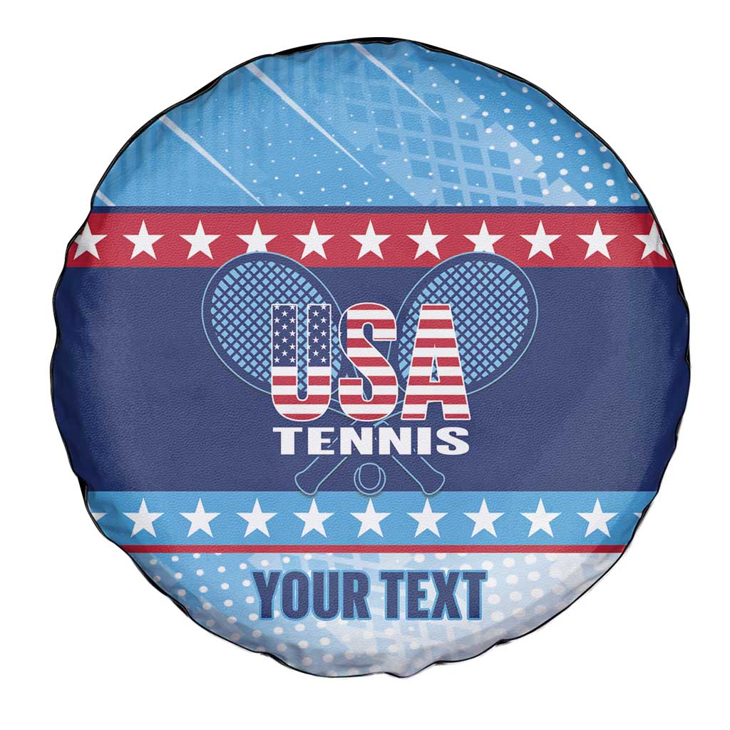 Custom United States Tennis Spare Tire Cover 2025 Go USA - Wonder Print Shop