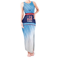 Custom United States Tennis Tank Maxi Dress 2025 Go USA - Wonder Print Shop