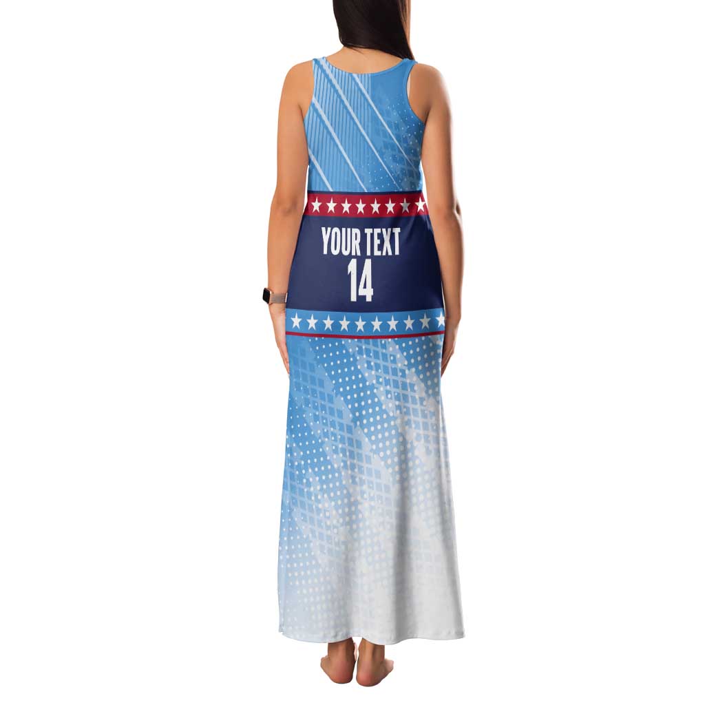 Custom United States Tennis Tank Maxi Dress 2025 Go USA - Wonder Print Shop
