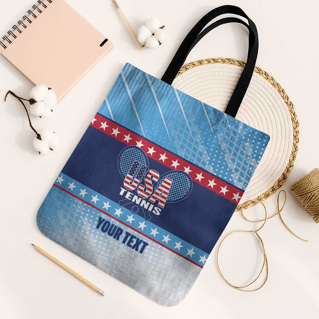 Custom United States Tennis Tote Bag 2025 Go USA - Wonder Print Shop